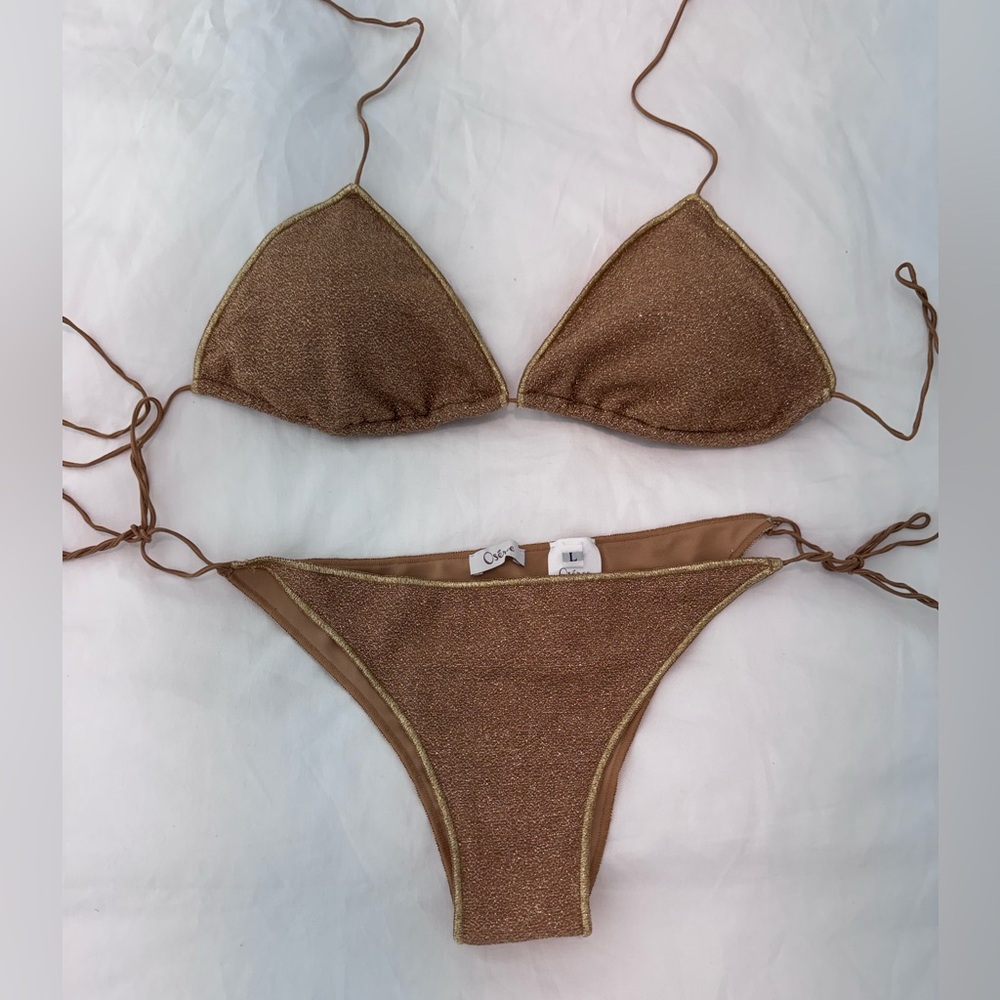 Oseree gold lumiere bikini size L